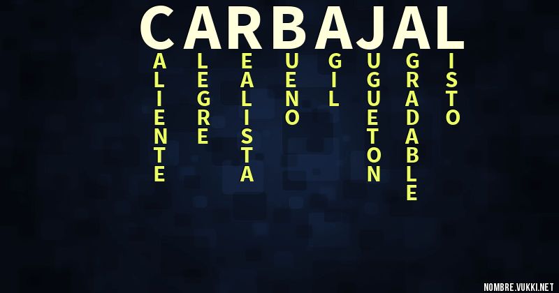 Acróstico carbajal