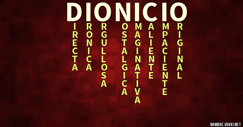 Acróstico dionicio