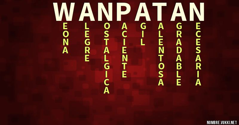 Acróstico wanpatan