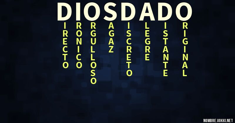 Acróstico diosdado