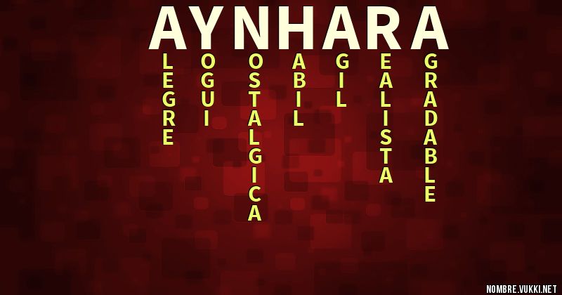 Acróstico aynhara