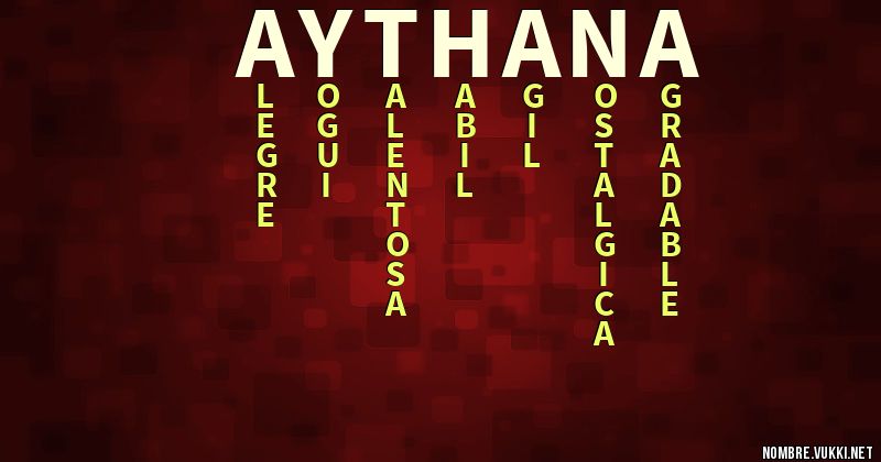 Acróstico aythana