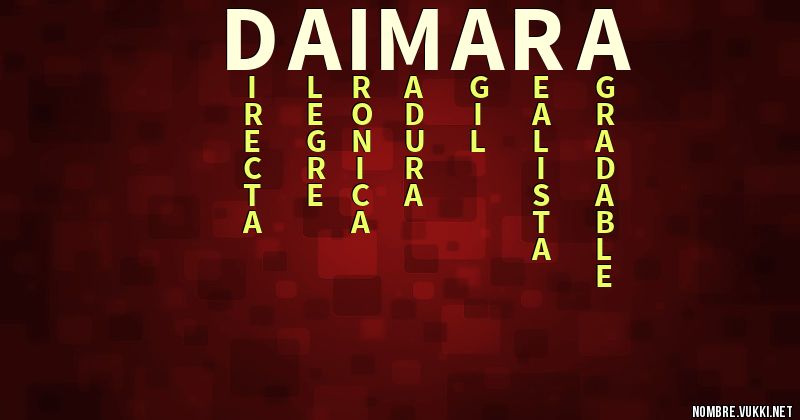 Acróstico daimara