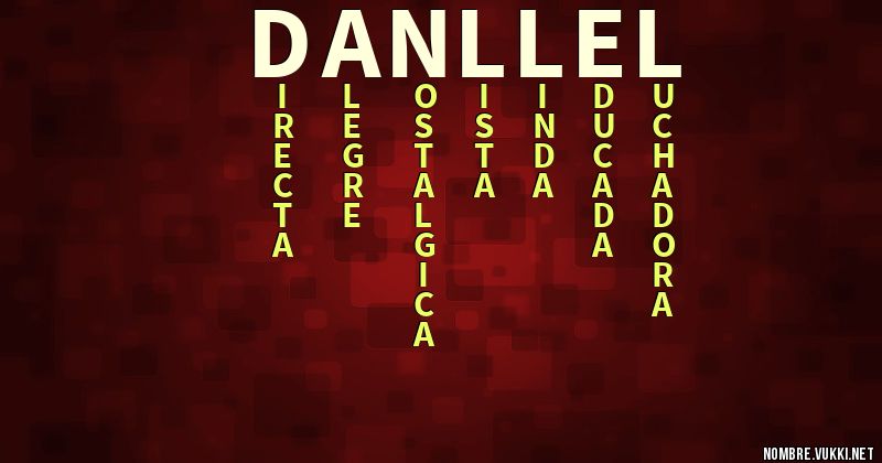 Acróstico danllel