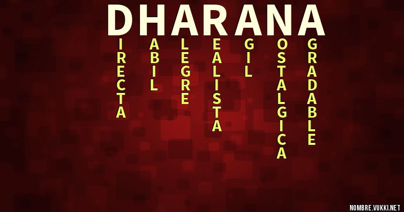 Acróstico dharana