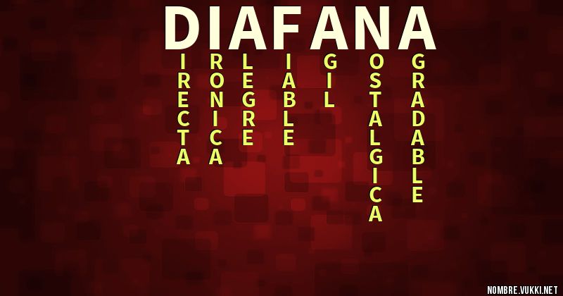 Acróstico diafana
