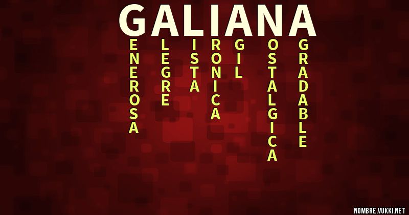 Acróstico galiana