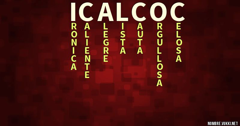 Acróstico ical coc