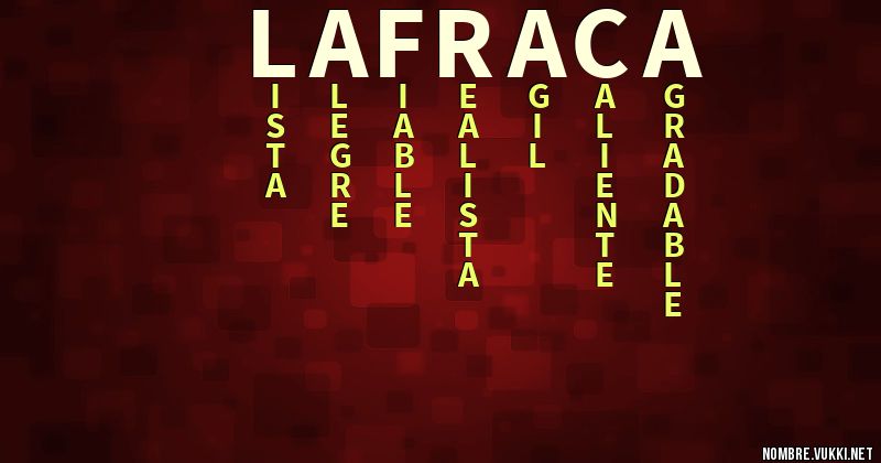 Acróstico la fraca