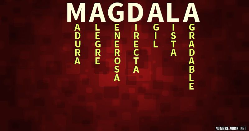 Acróstico magdala