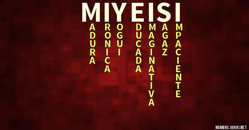 Acróstico miyeisi