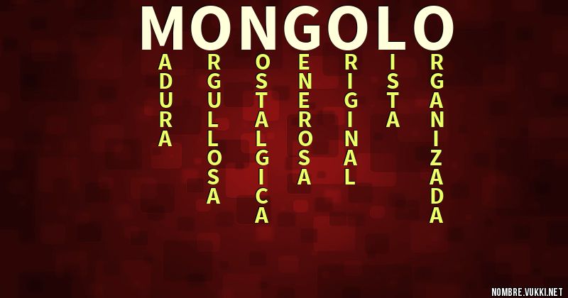 Acróstico mongolo