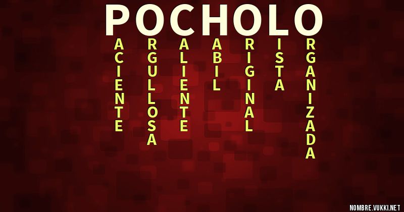Acróstico pocholo
