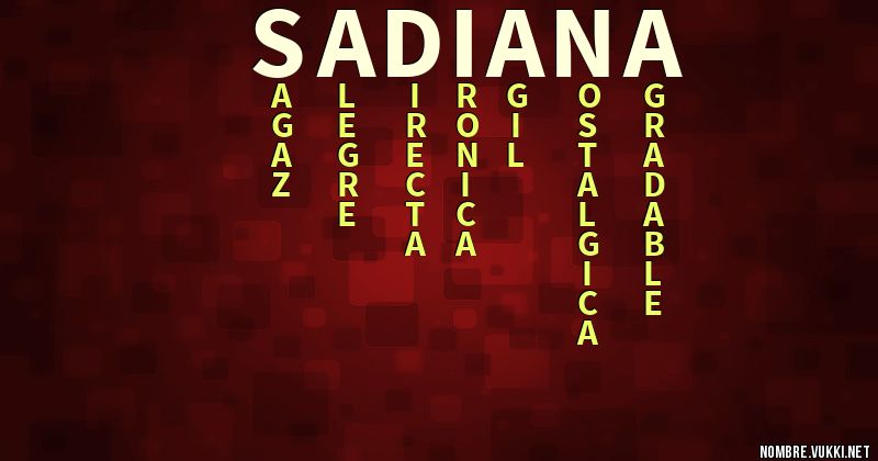 Acróstico sadiana