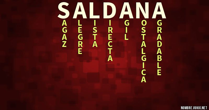 Acróstico saldaña