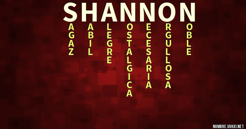 Acróstico shannon