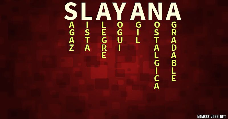 Acróstico slayana