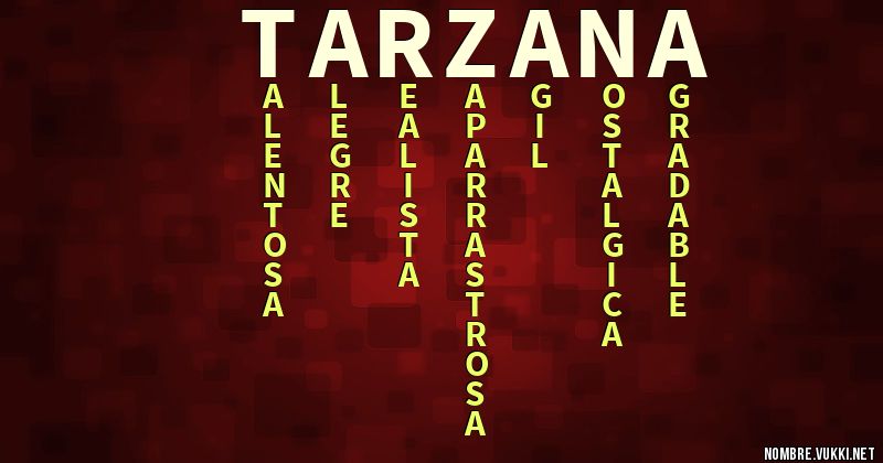 Acróstico tarzana