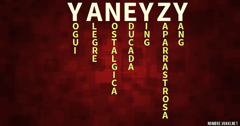 Acróstico yaneyzy