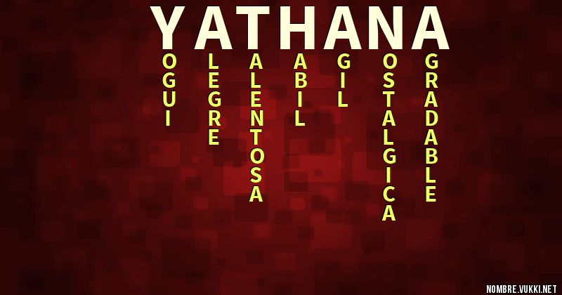Acróstico yathana