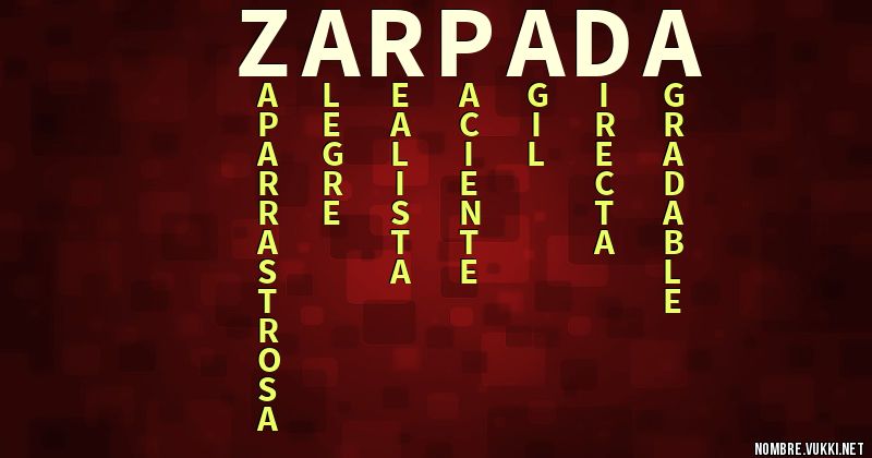 Acróstico zarpada
