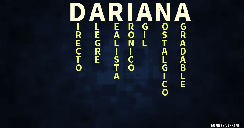 Acróstico dariana