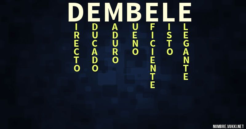 Acróstico dembele