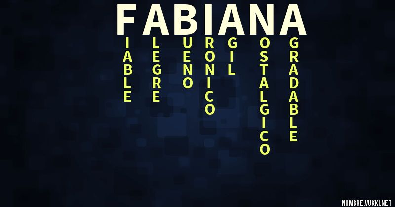 Acróstico fabiana