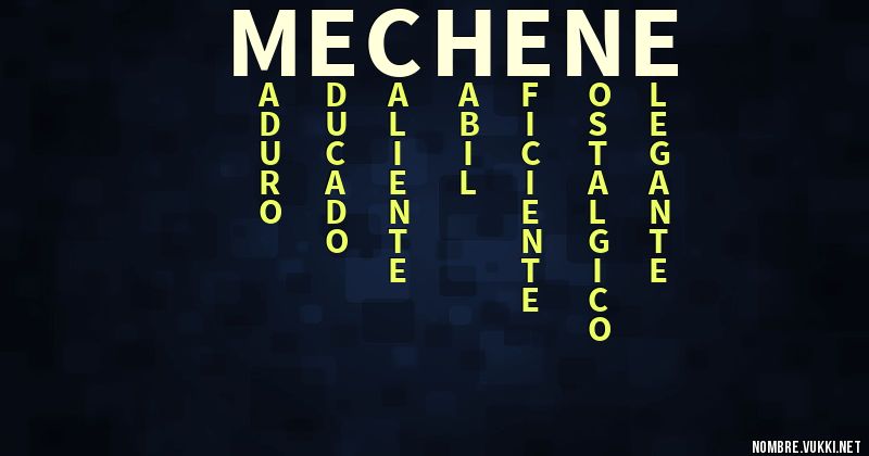 Acróstico mechene