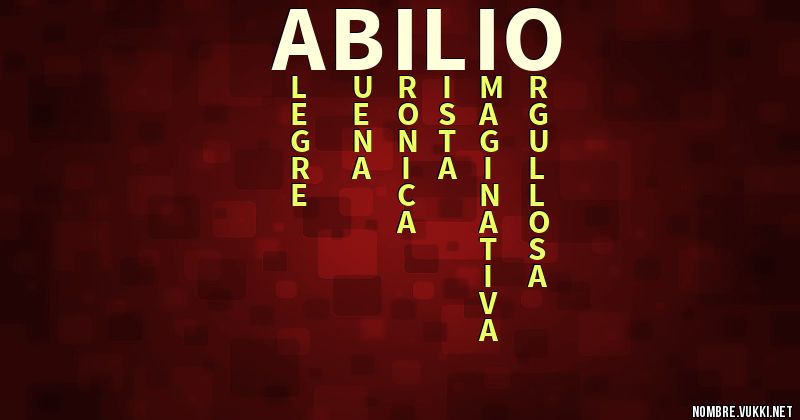 Acróstico abilio