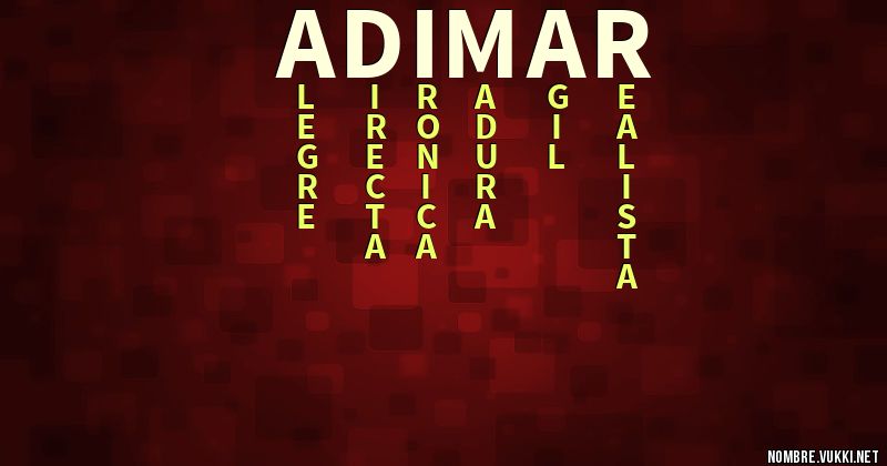 Acróstico adimar
