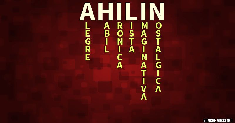 Acróstico ahilin