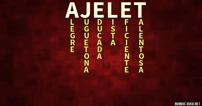 Acróstico ajelet