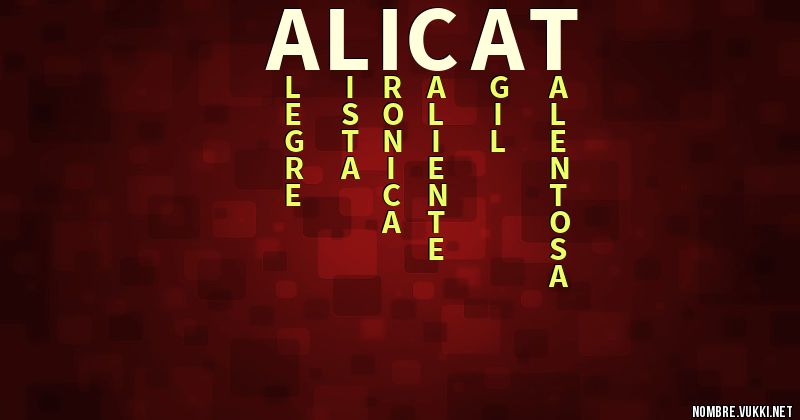 Acróstico alicat
