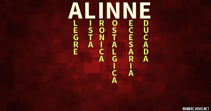 Acróstico alinne