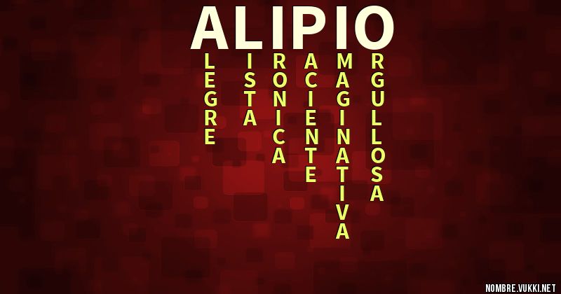 Acróstico alipio