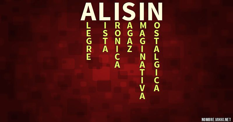 Acróstico alisin