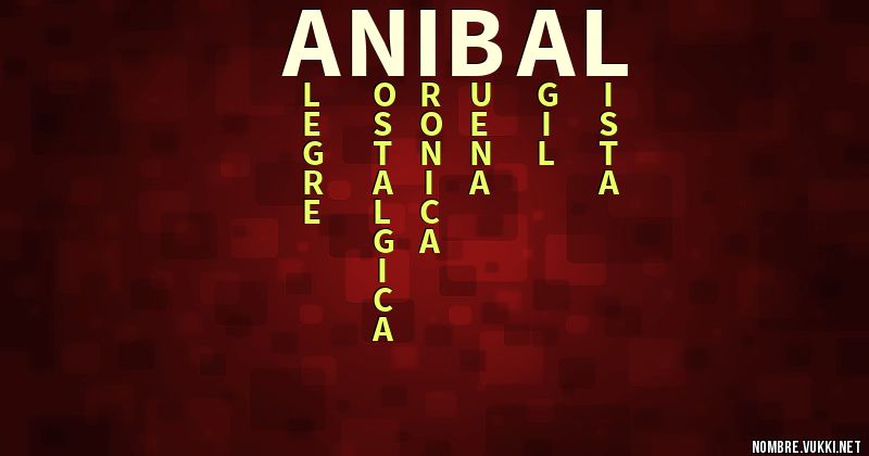 Acróstico aníbal