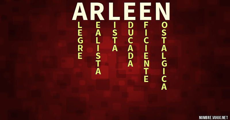 Acróstico arleen