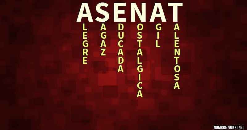 Acróstico asenat