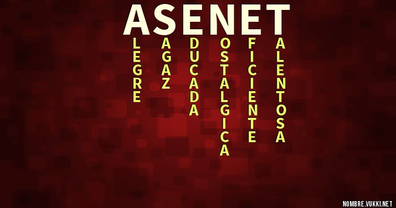 Acróstico asenet