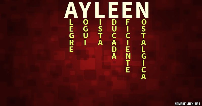 Acróstico ayleen