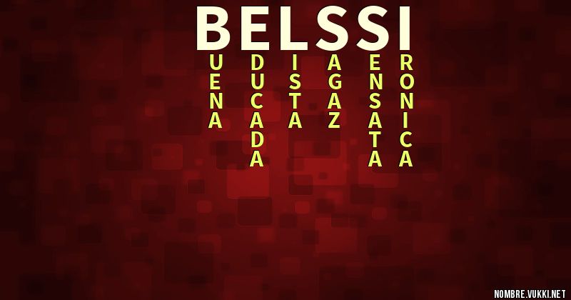 Acróstico belssi