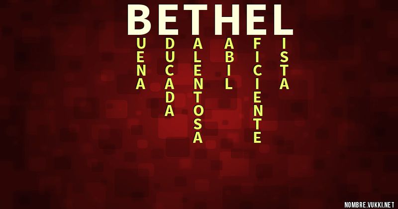 Acróstico bethel