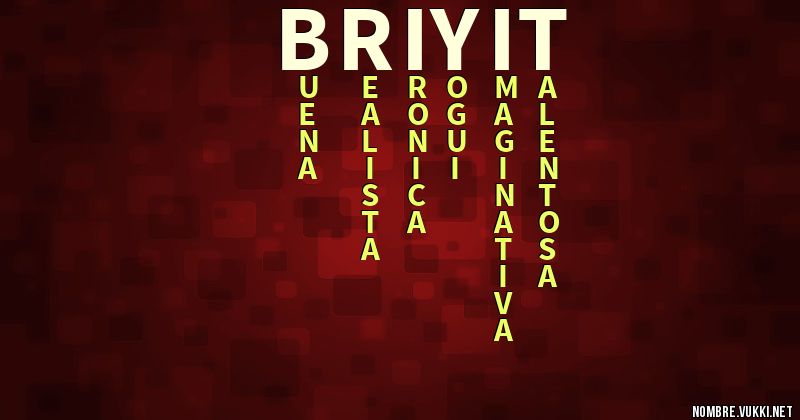 Acróstico briyit
