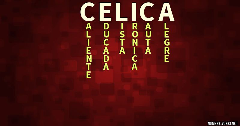 Acróstico celica