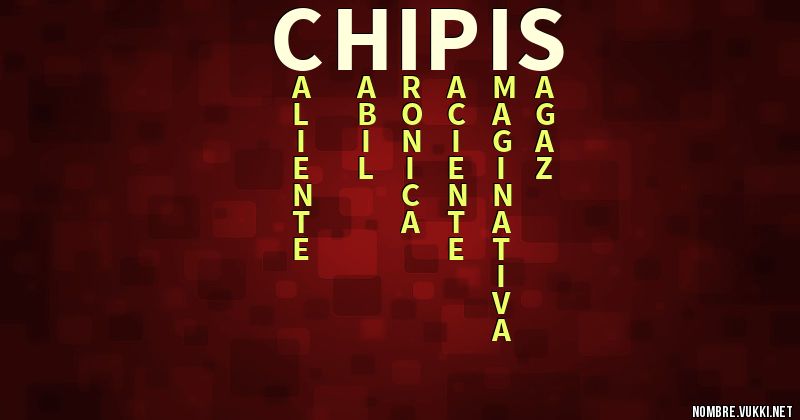 Acróstico chipis