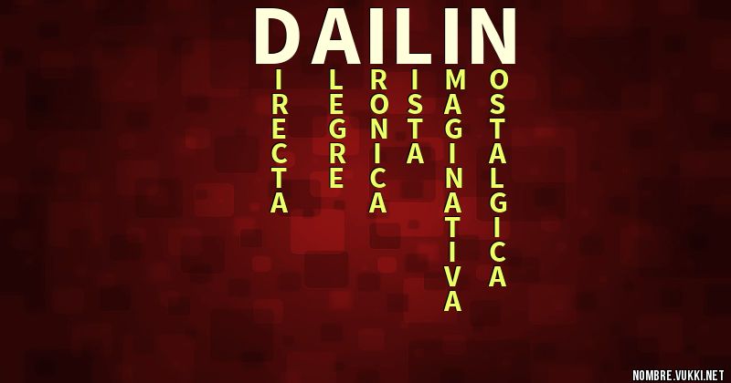 Acróstico dailin