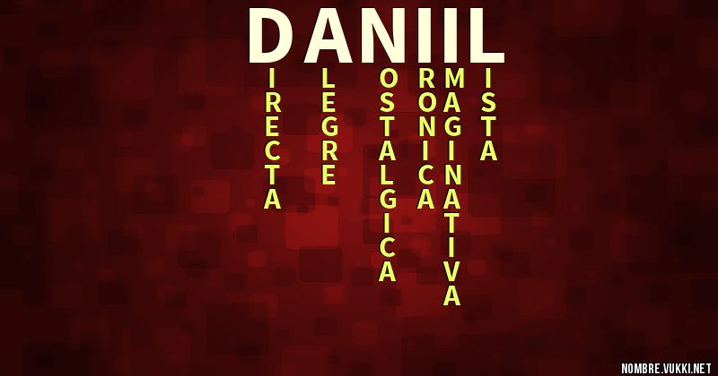 Acróstico daniil