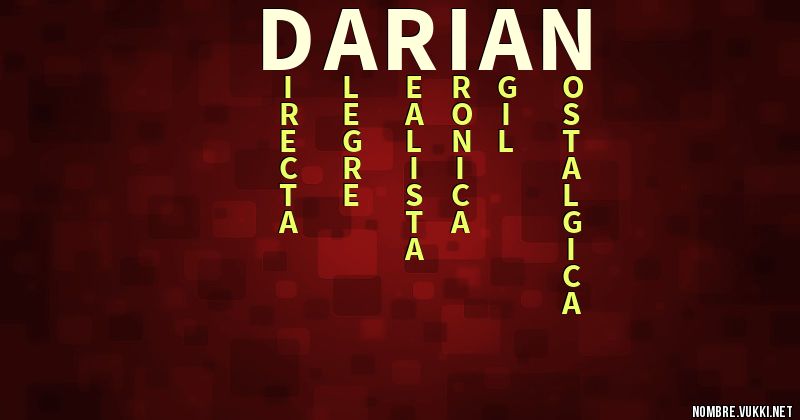 Acróstico darían